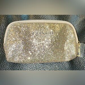 Coach Gold Glitter Change Purse
